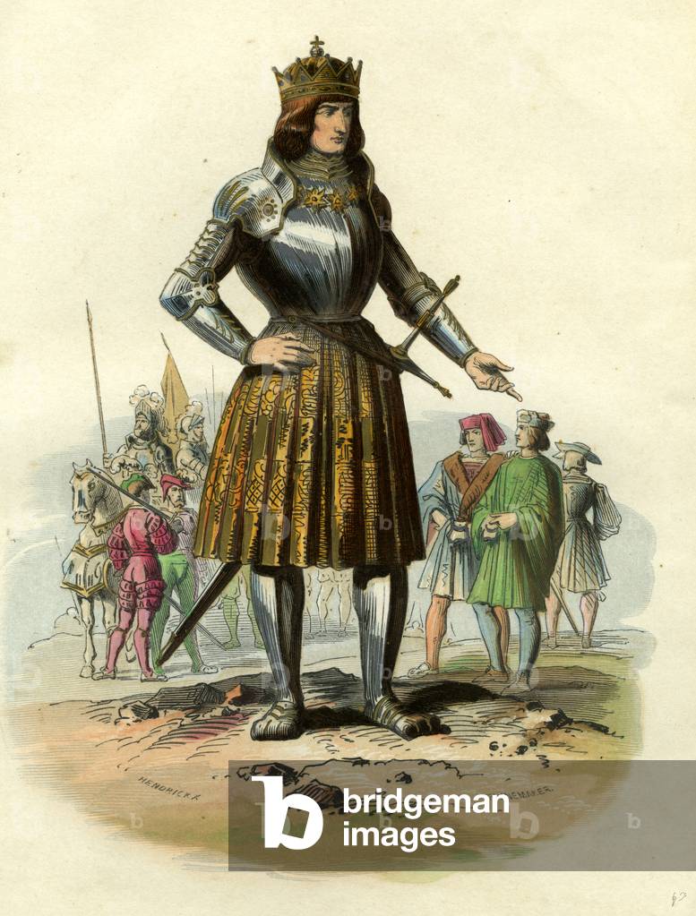 Maximilien D' Autriche 19th Century Illustration 1459 - 1519