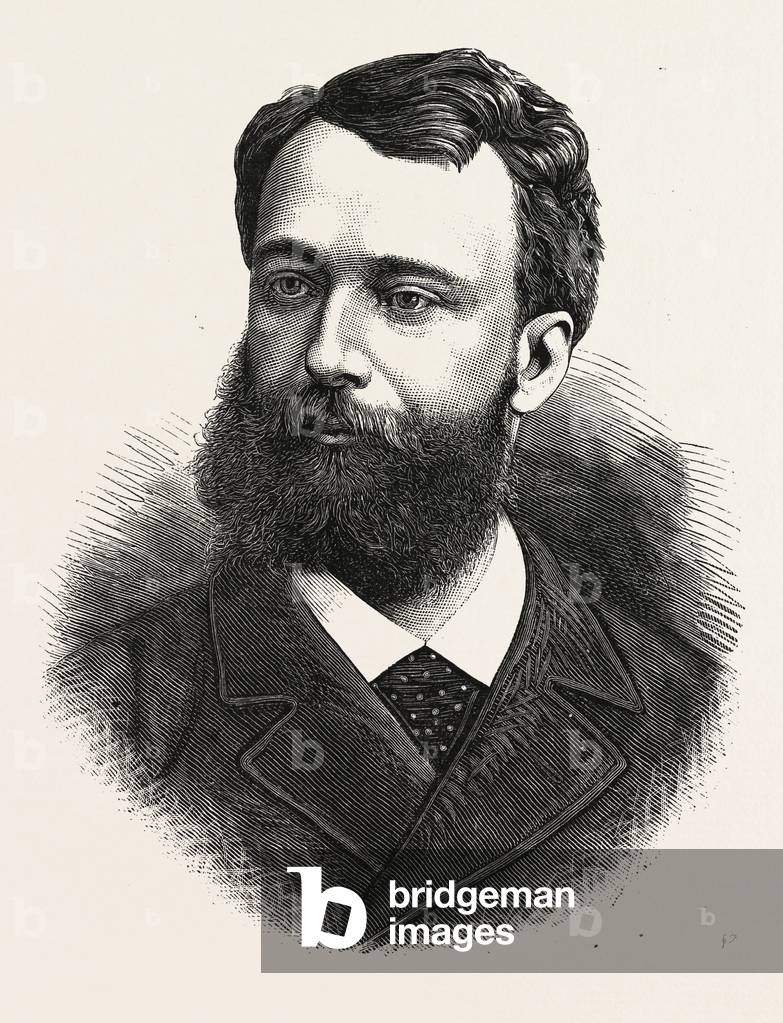 Baron Boissy D'Anglas, Minister Plenipotentiary of France to Mexico, Engraving 1880 1881