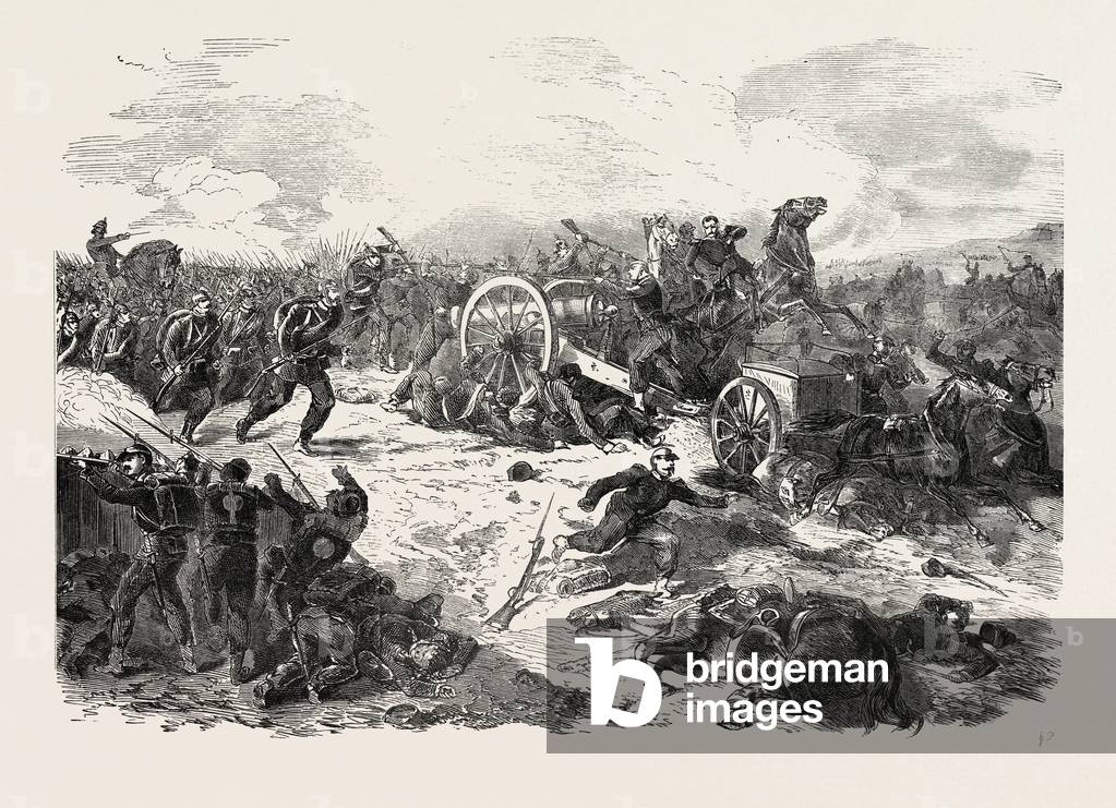 Franco-Prussian War: Guns Taken in Illkirch Near Strasbourg, August 16 1870