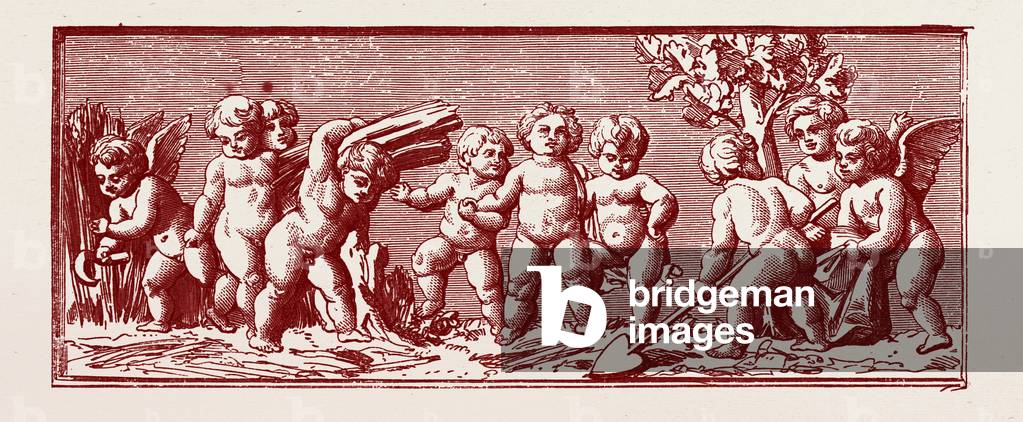 Freize Round the State Round the State Apartments of Buckingham Palace, UK, 1865: West Wall, No. 5