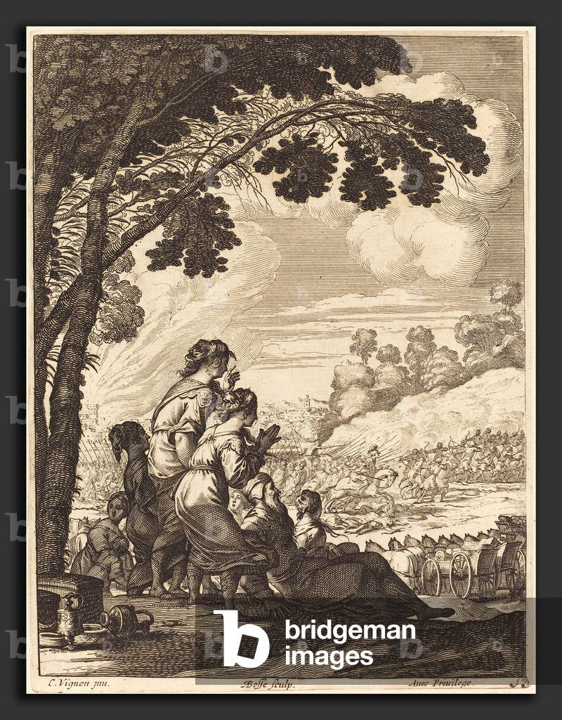Abraham Bosse after Claude Vignon (French, 1602 - 1676), Illustration to Jean Desmarets' 