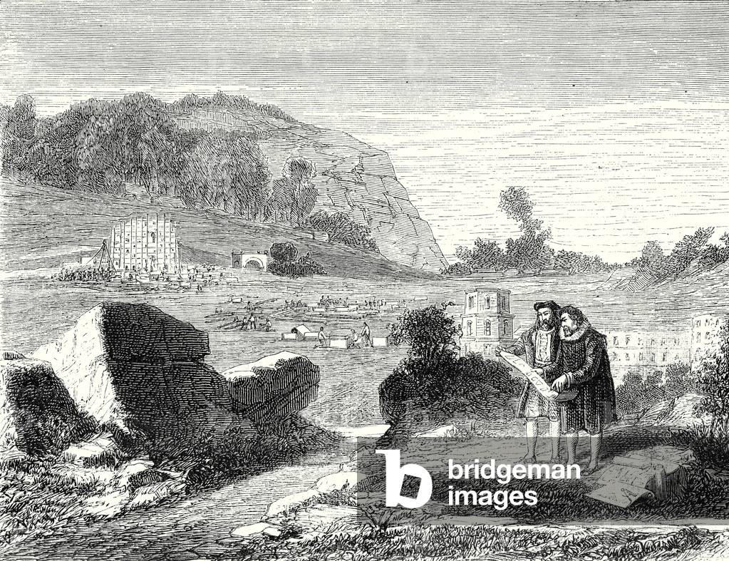 Salomon De Caus Directs the Creation of the Gardens of Heidelberg