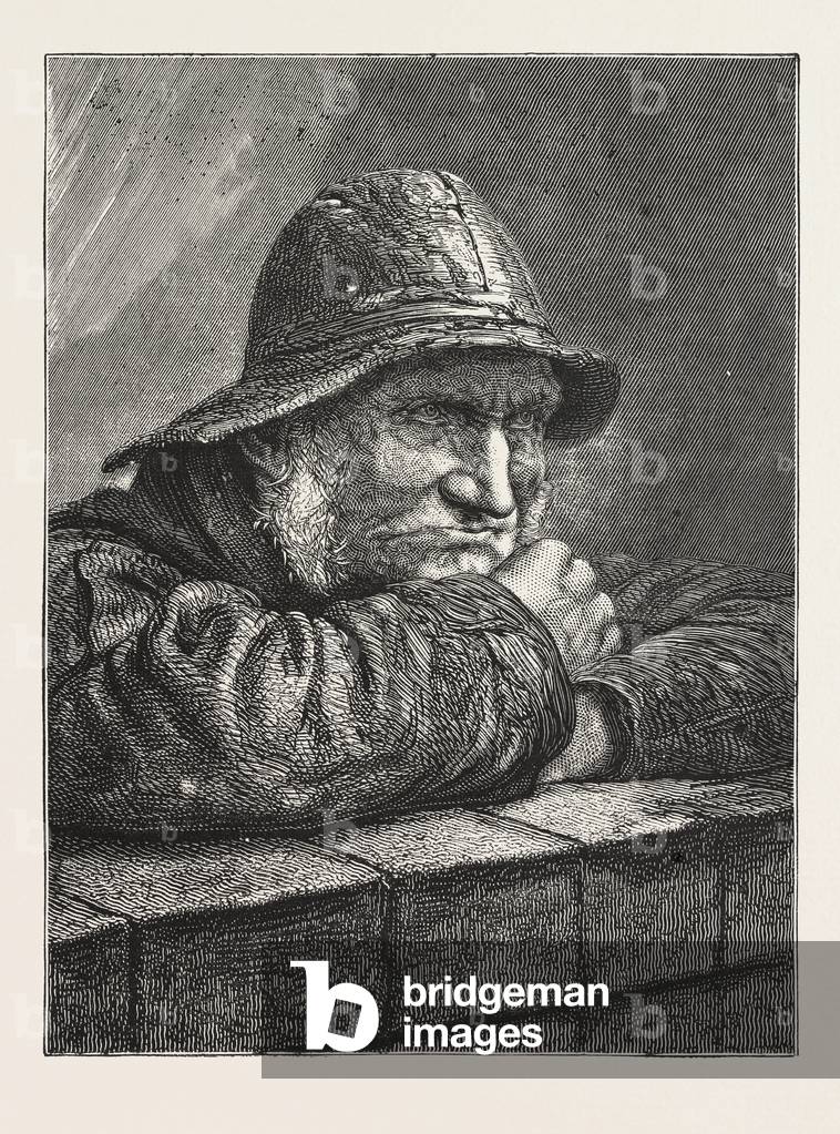 On the Look-Out, Engraving 1876