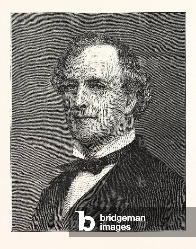 Allan Campbell, Comptroller of New York, US, USA, America, United States, American, Engraving 1880