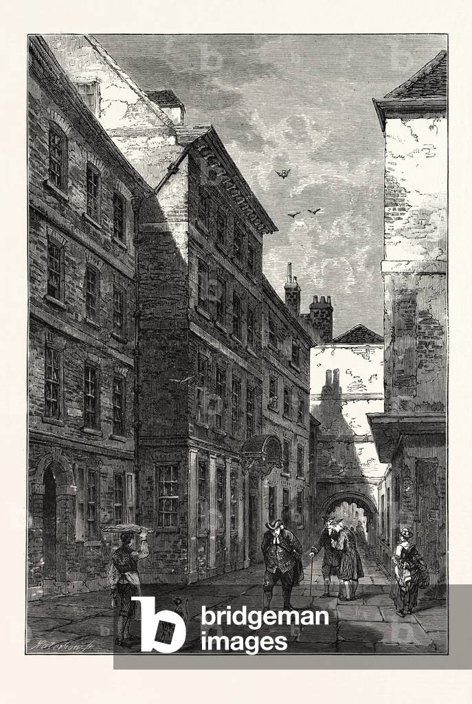 Dr. Johnson's House in the Temple 1780 London