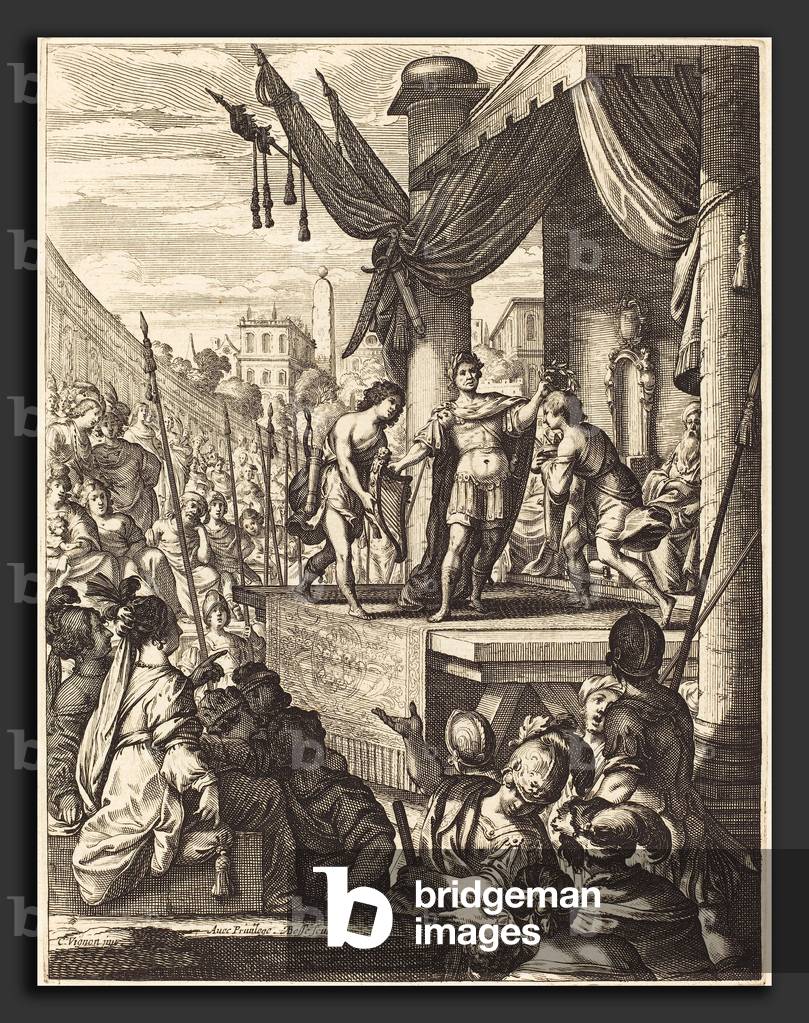 Abraham Bosse after Claude Vignon (French, 1602 - 1676), Illustration to Jean Desmarets' 