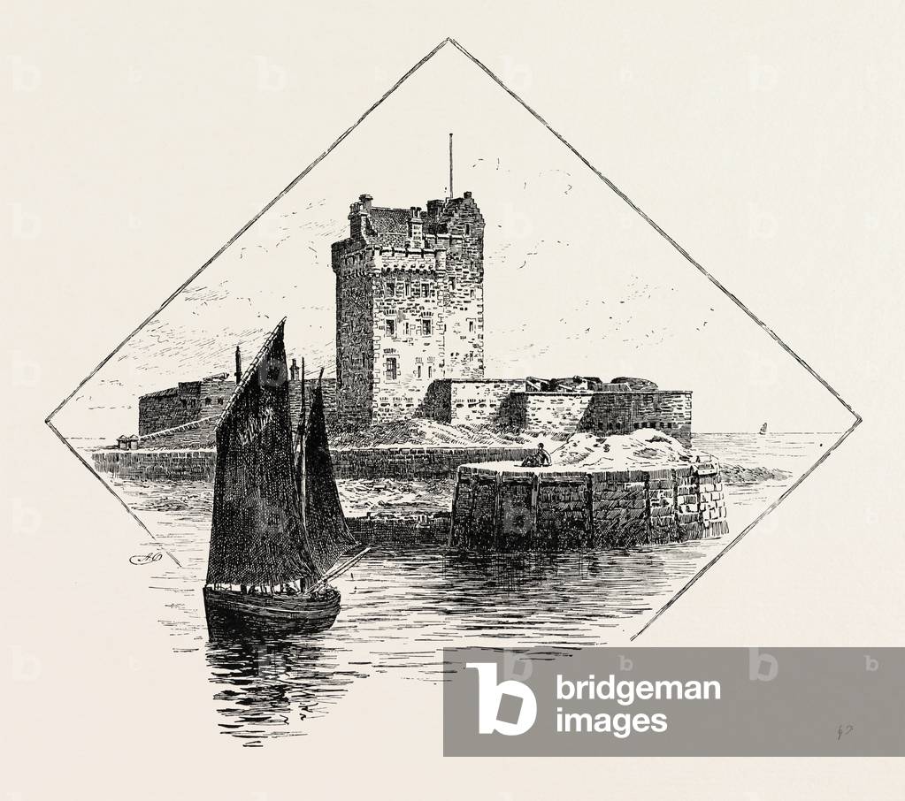 Broughty Ferry Castle, UK. Broughty Castle is a Historic Castle in Broughty Ferry, Dundee, Scotland. It Was Completed Around 1495, Although the Site Was Earlier Fortified in 1454 When George Douglas, 4th Earl of Angus Received Permission to Build on the Site. His Son Archibald Douglas, 5th Earl of Angus Was Coerced Into Ceding the Castle to the Crown. The Main Tower House Forming the Centre of the Castle with Four Floors Was Built by Andrew, 2nd Lord Gray Who Was Granted the Castle in 1490