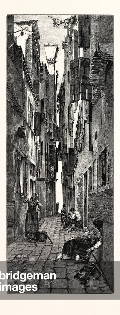 Small Calle Near the Via Garibaldi, Venice, Italy