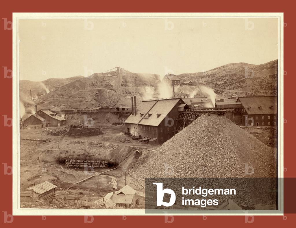 Mills and Mines. Part of the Great Homestake Works, Lead City, Dak.