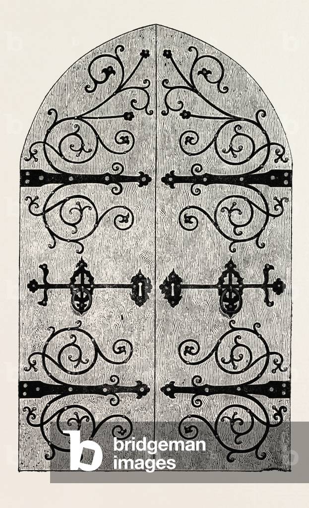 Iron Scroll-Work for Door