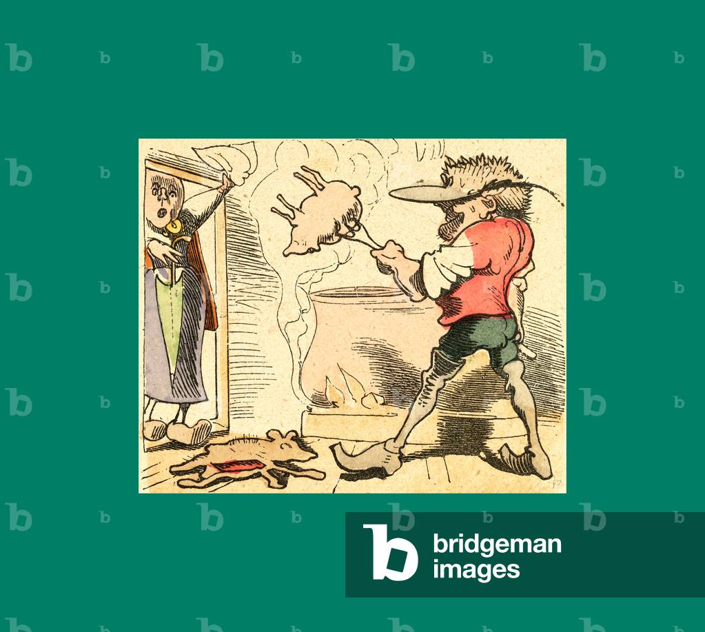 Schnaken and Schnurren, 1866, Mosquitoes and Purring. A Humorous Story in Pictures from the Writer and Illustrator of Max Und Moritz, Munchener Bilderbogen and Fliegende Blatter. Children's Literature from the 19th Century, Comic Illustrated Cautionary Tales