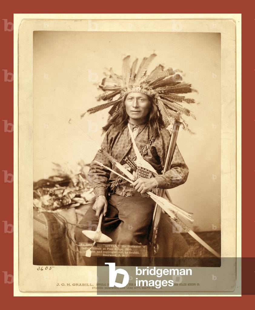 Little, the Instigator of Indian Revolt at Pine Ridge, 1890