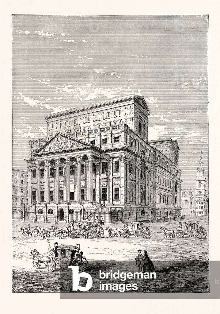 The Mansion House in 1750 London