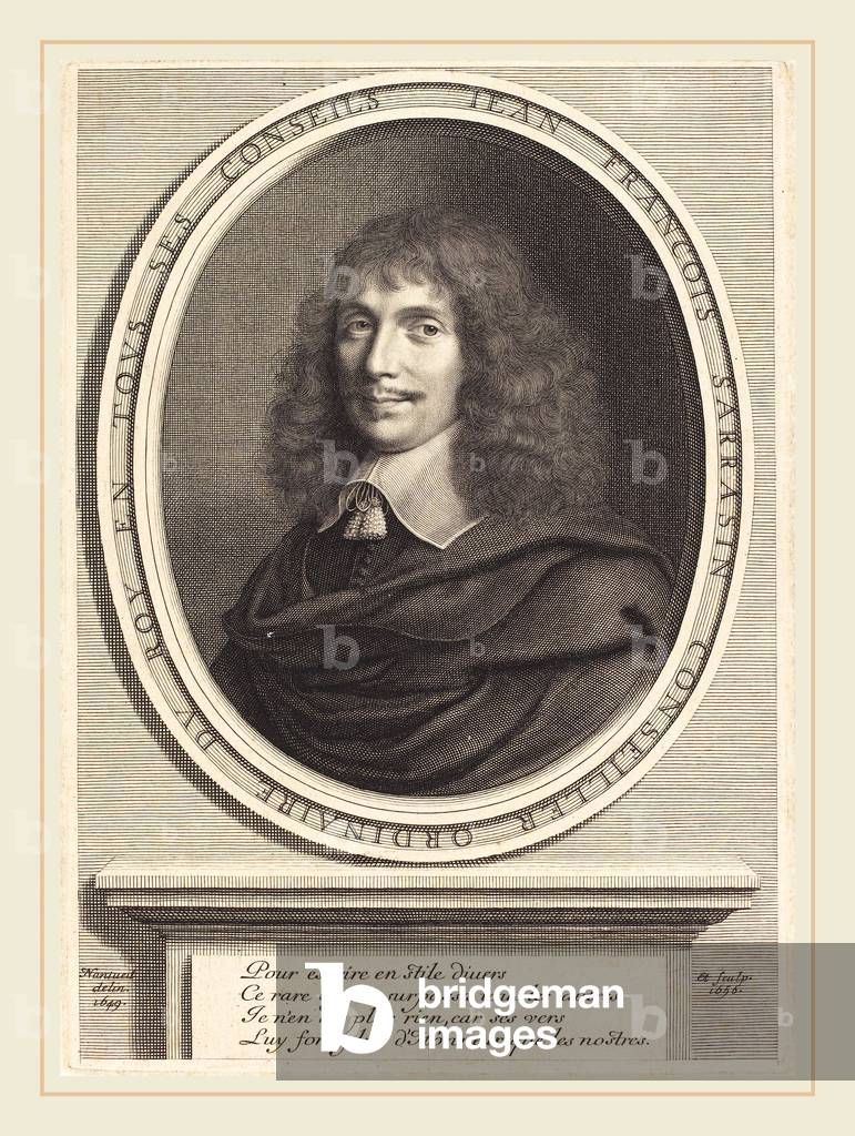 Robert Nanteuil, French (1623-1678), Jean-Pierre Sarrazin, 1656, engraving ©LisztCollection/Leemage