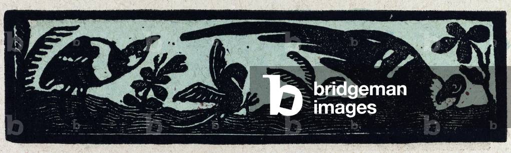 Illustration of English Tales Folk Tales and Ballads. Three Birds