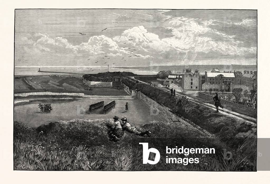View from the Ramparts, Berwick, UK
