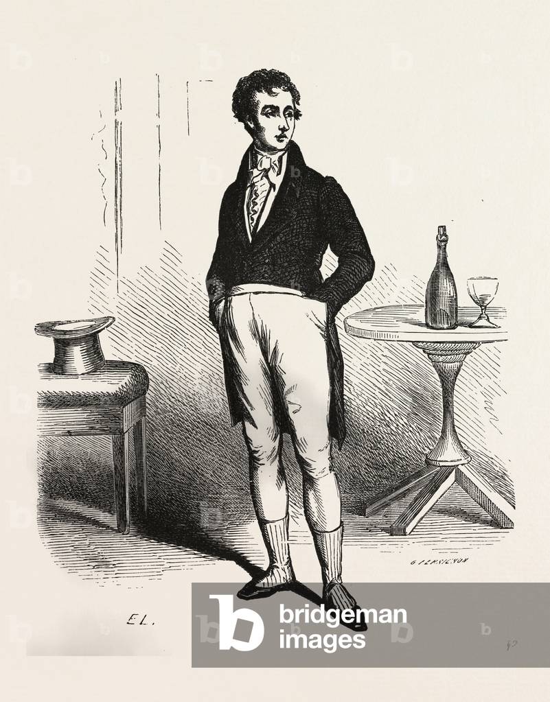Francois Picaud, Alexandr Dumas, 19th Century, Liszt Gourmet Archive, Bottle, Glass, Table, Man, Hat