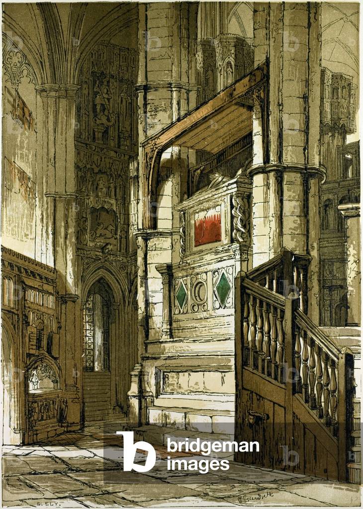 Entrance to the Chapel of Edward the Confessor UK