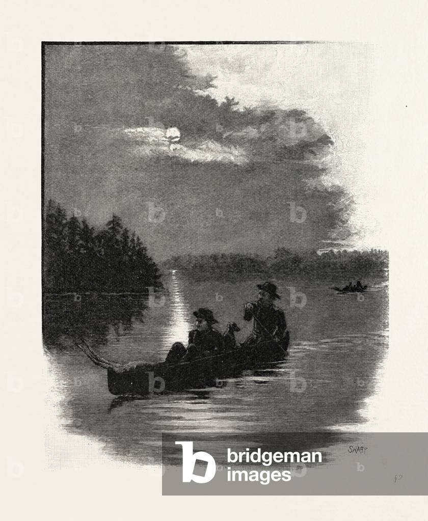 New Brunswick, Canada, Nineteenth Century Engraving