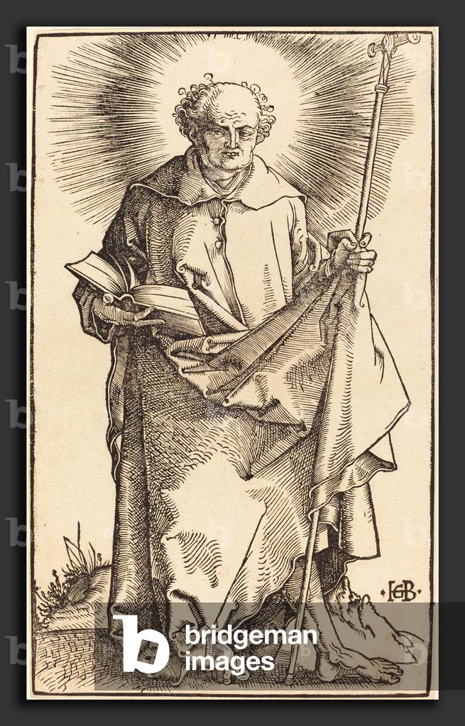 Saint Philippe - Hans Baldung Grien (German, 1484-1485 - 1545), Saint Philip, 1519, woodcut