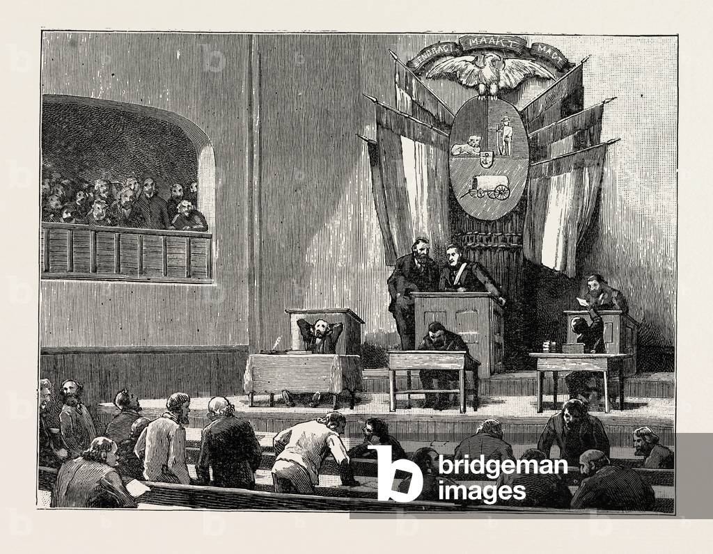 Lord Randolph Churchill in South Africa: The Interior of the House of Commons, Pretoria