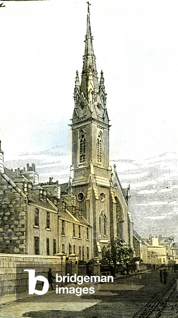 Aberdeen the Roman Catholic Cathedral 1885 UK
