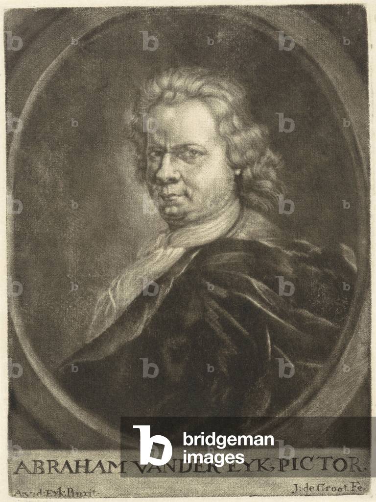 Self-portrait of the painter Abraham van der Eyk, Jan de Groot, 1698 - 1776 ©LisztCollection/Leemage