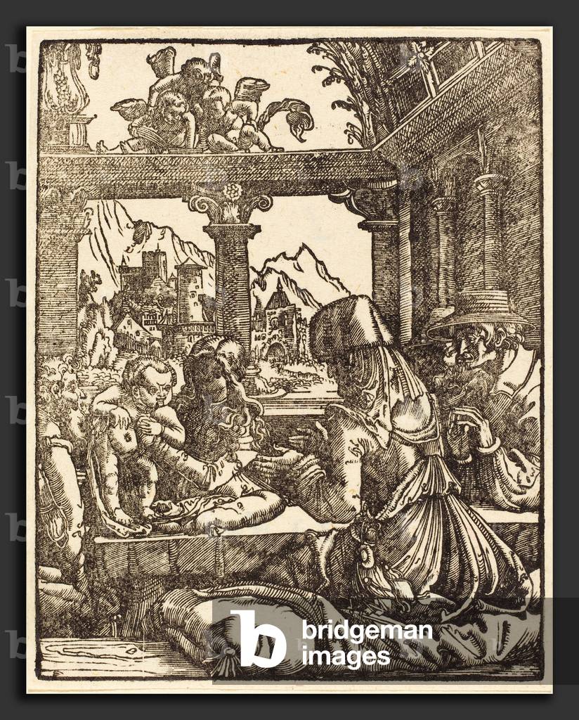 La sainte Parente - Albrecht Altdorfer (German, 1480 or before - 1538), The Holy Kinship, in or after 1520, woodcut