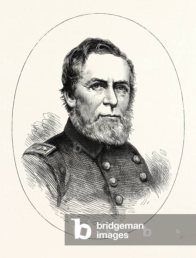 Commodore A.H. Foote, 1870s Engraving