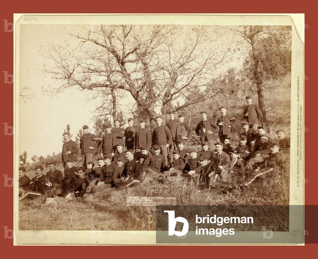 Company C, 3rd U.S. Infantry Near Fort Meade, So. Dak.