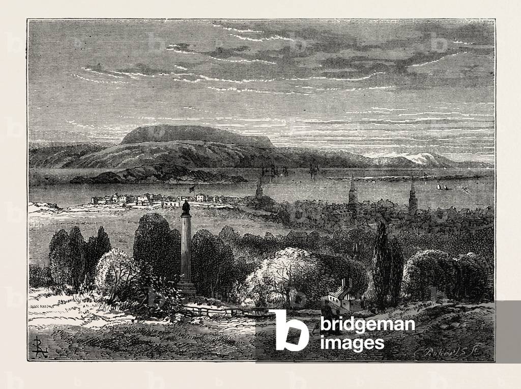 Montreal, Canada, 1870s Engraving