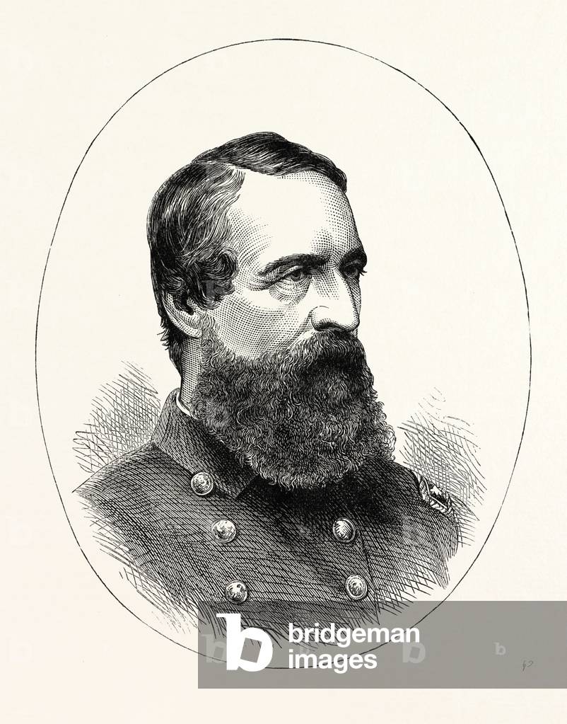 Admiral Porter, American Civil War,USA, 1870s Engraving
