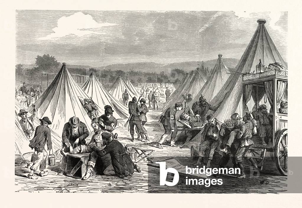 Franco-Prussian War: Maahon Captured Camp at Reichshofen Will Be Set Up As Hospital for Wounded Military, on 7 August 1870, France