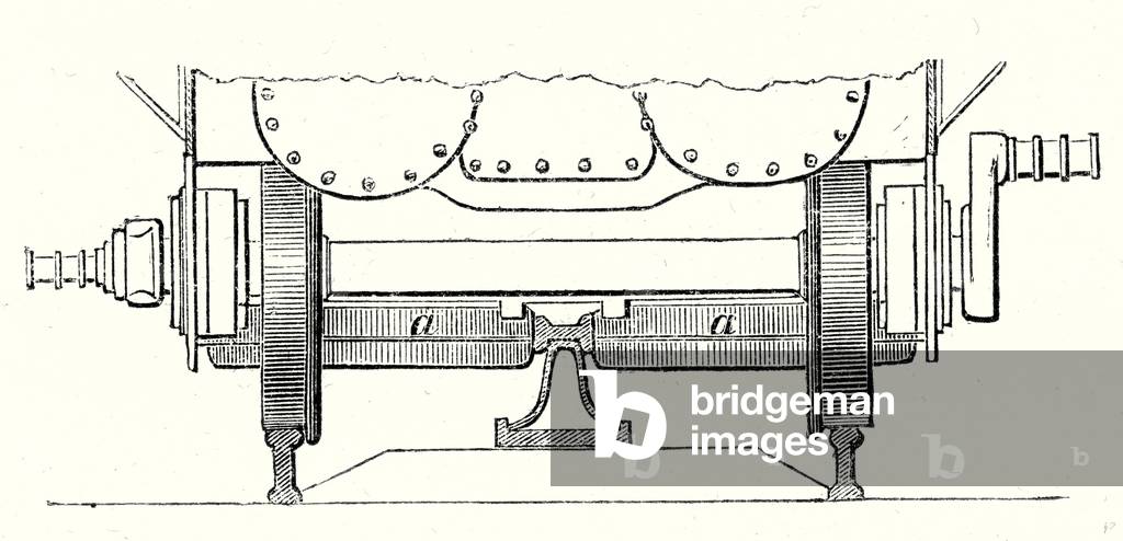Cross Section of the Rails of the Mont Cenis Railway