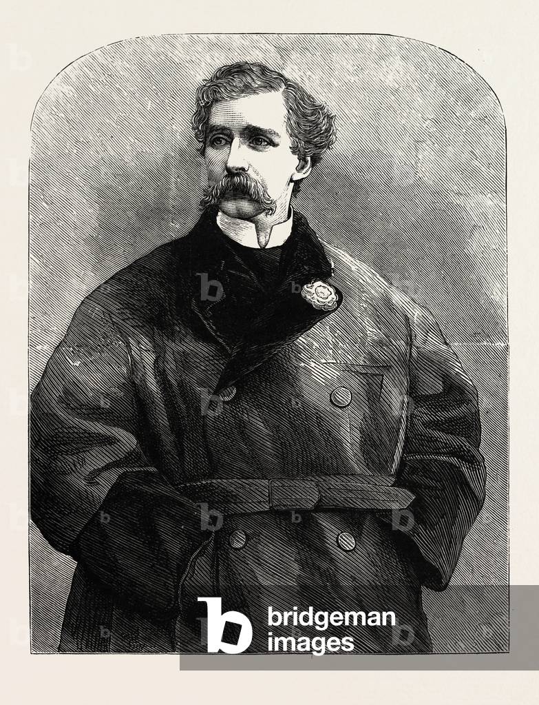 The Late Edward A. Sothern, Distinguished Comedian, 1826 - 1881, English Actor, Engraving 1880 1881