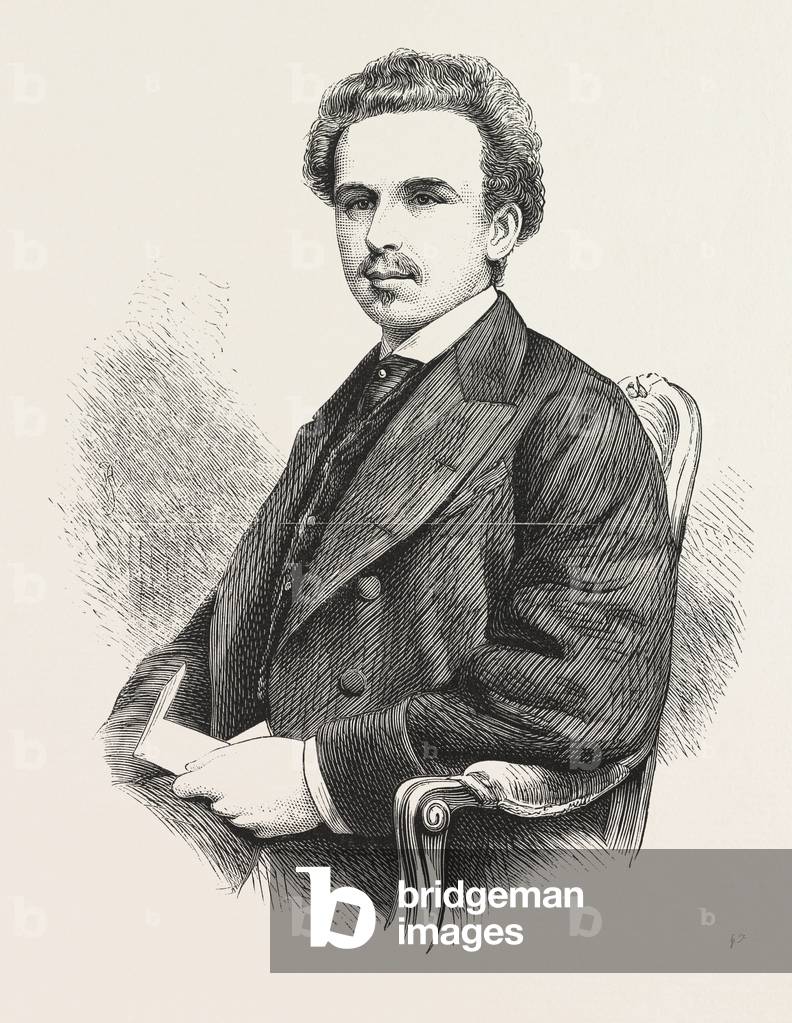 The Late Viscount Amberley, Liberal Politician Lord John Russell. He Was Home Secretary from 1835 to 1839, Foreign Secretary from 1852 to 1853 and 1859 to 1865 and Prime Minister of the United Kingdom, UK, Engraving 1876