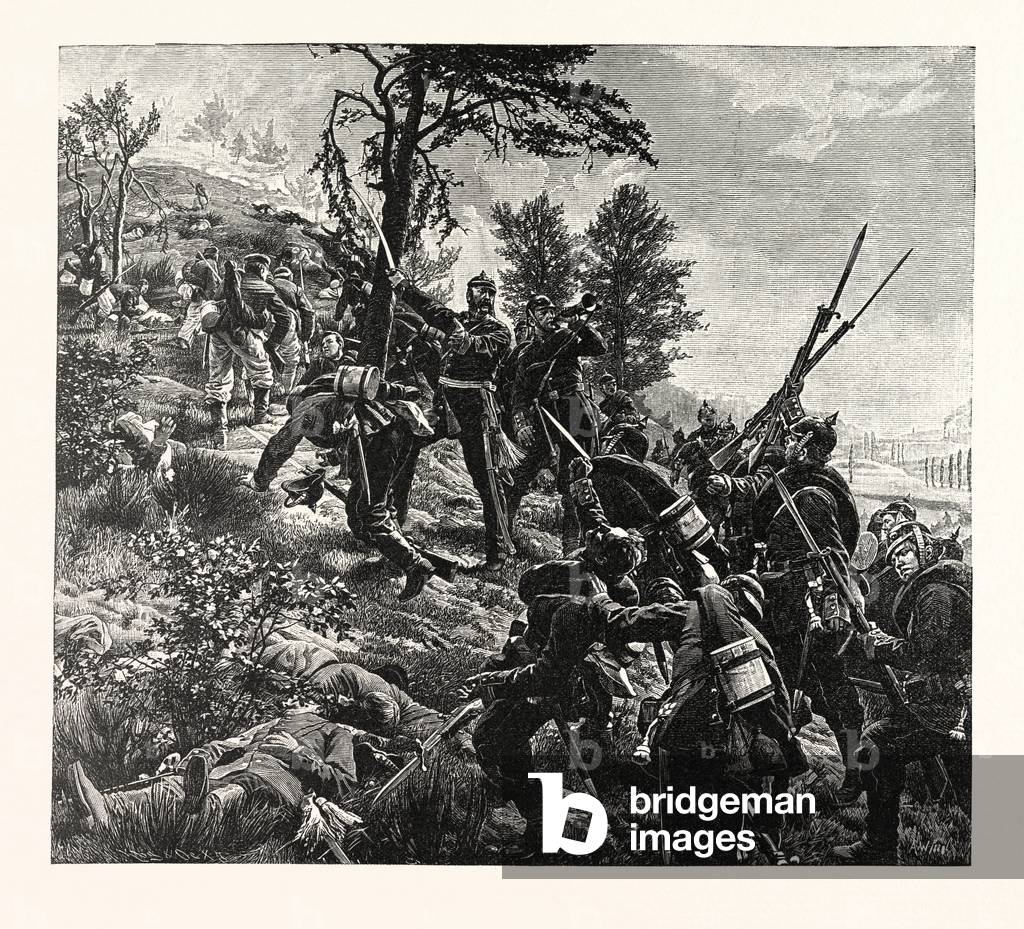 Franco-Prussian War: Attack on the Spicheren Mountain Led by General Francois on 6 August 1870, France