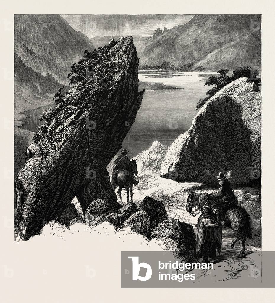 The Pike, Gap of Dunloe, Ireland, 19th Century Engraving