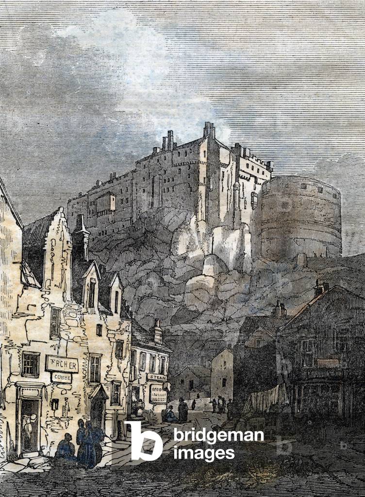 Edinburgh Castle Scotland 1833