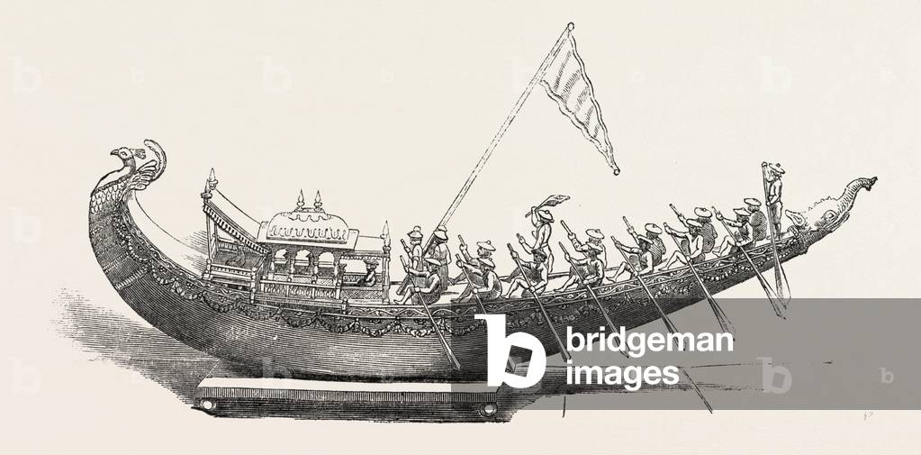 The Great Exhibition: Model of an Indian Barge, East Indian Department