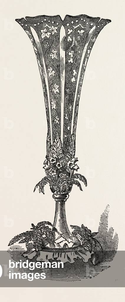 Ice Vase, 1851 Engraving