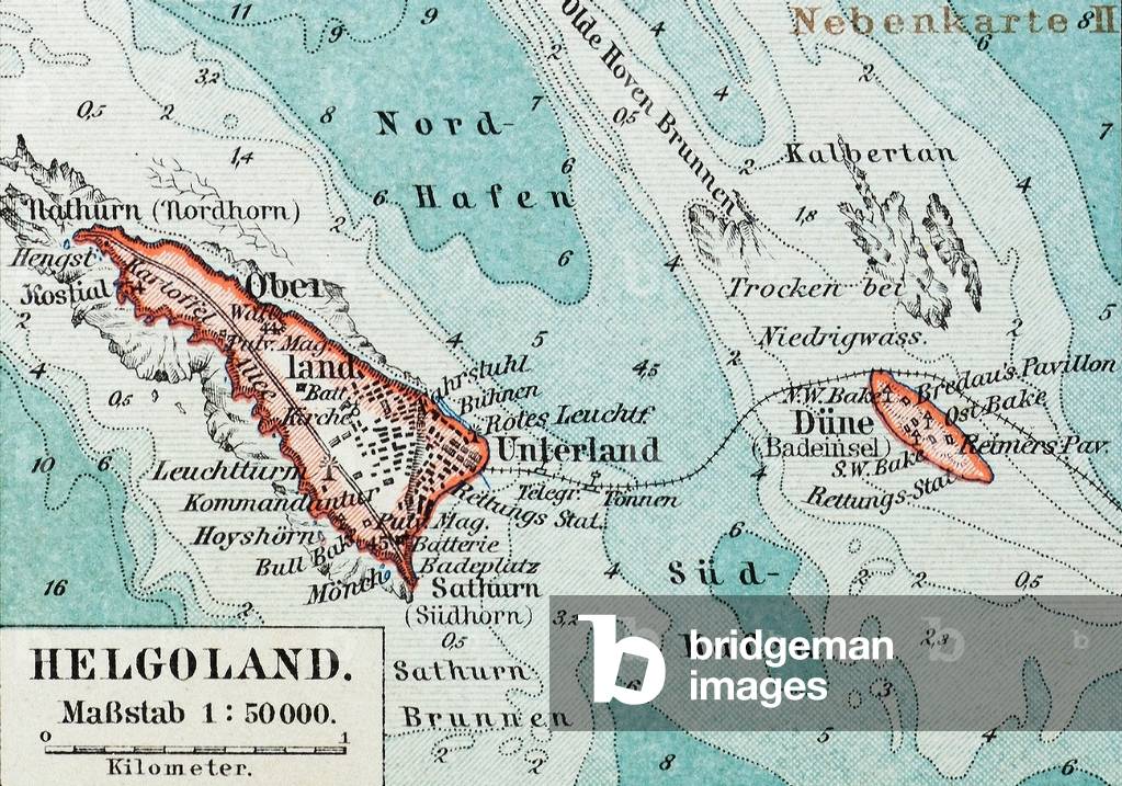 Helgoland, 1899 (colour lithograph)