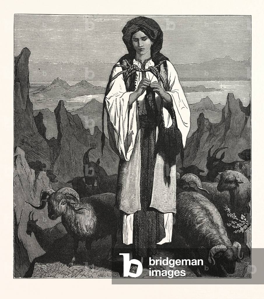 Albanian Shepherdess, Albania