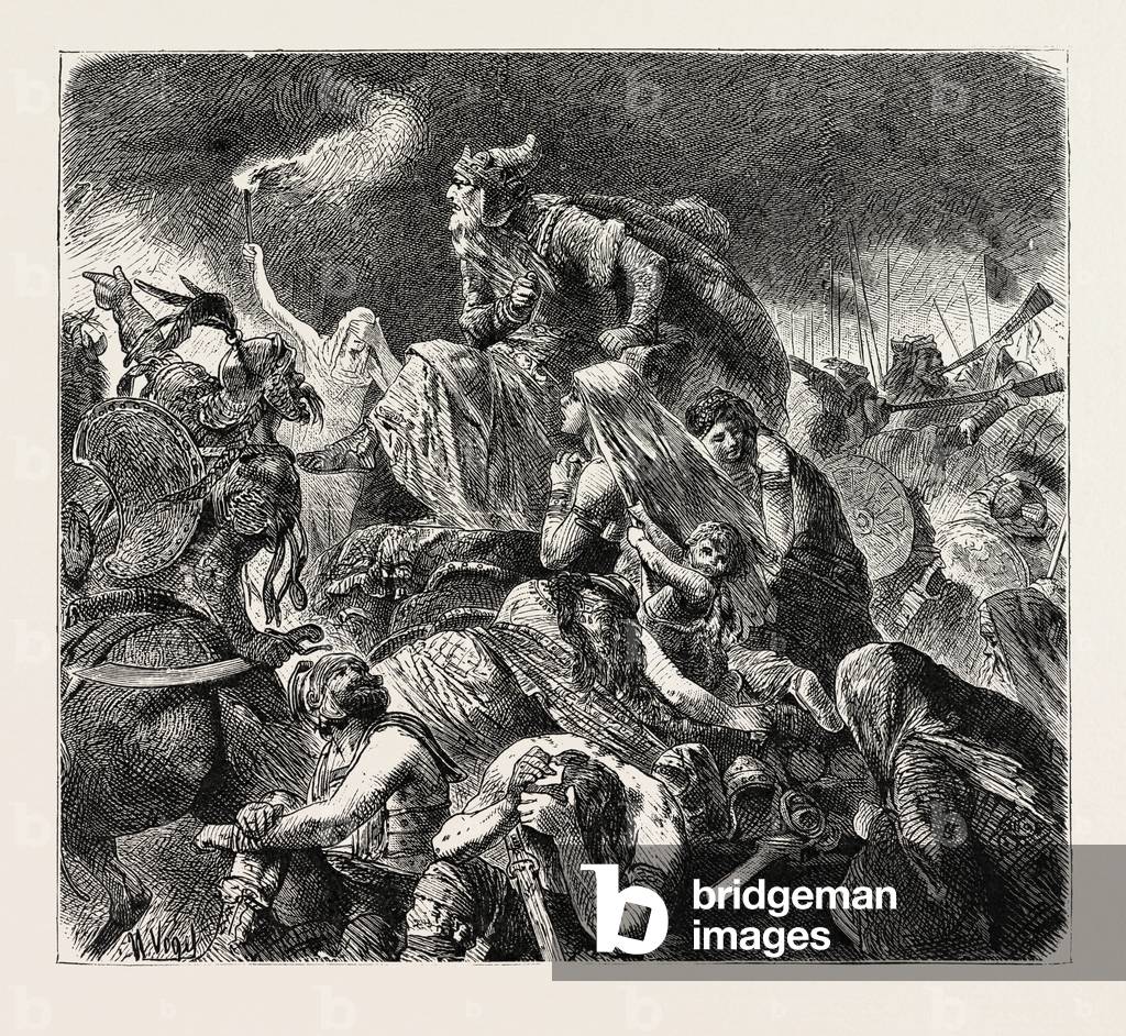 Attila at the Battle of Chalons.