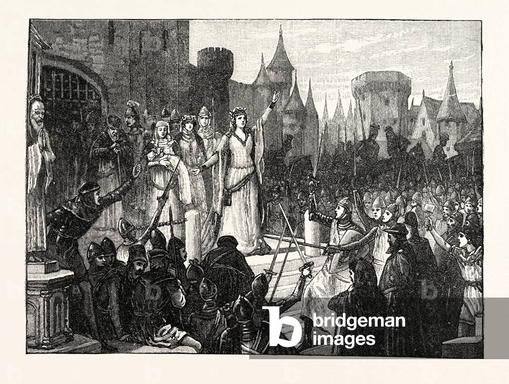 The Countess De Montfort Inciting the People of Rennes to Resist the French King