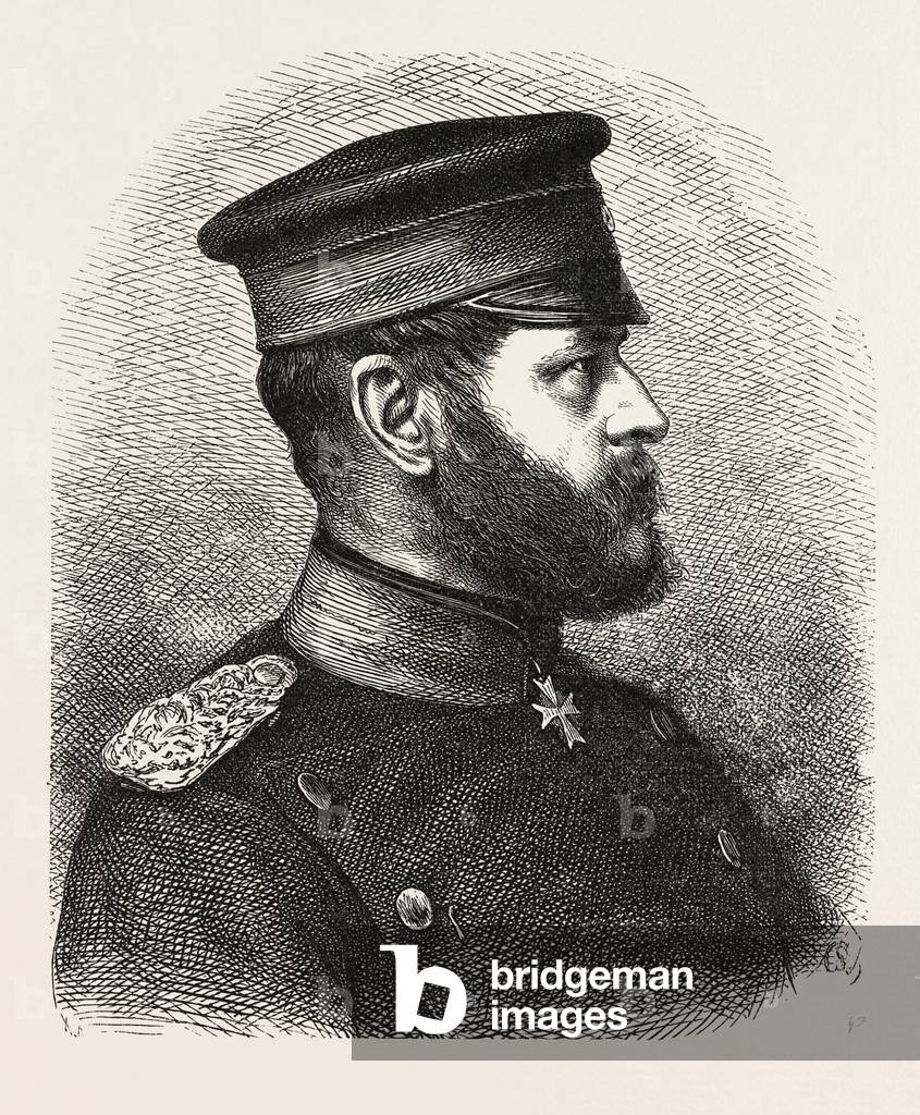 Franco-Prussian War: Major General Von Stiehle, Chief of Staff of the Second German Army. Prince Frederick Charles of Prussia, Germany