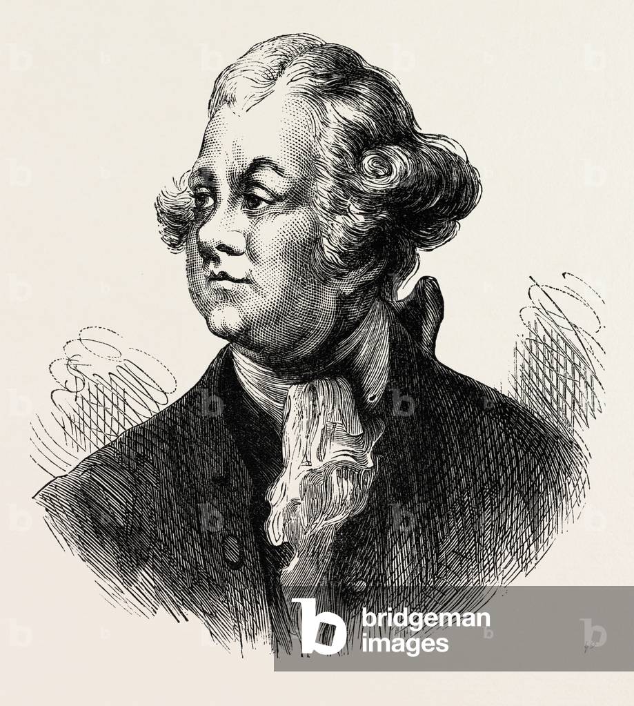 Lord North, 1870s Engraving
