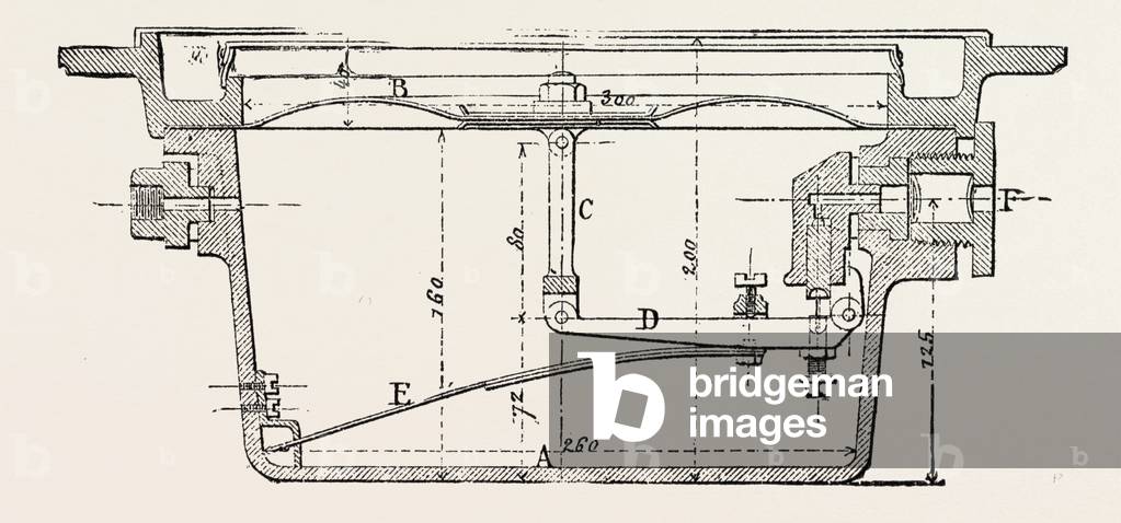 Compressed Oil Gas for Lighting Cars, Steamboats, and Buoys: Pintsch Regulator, 1882