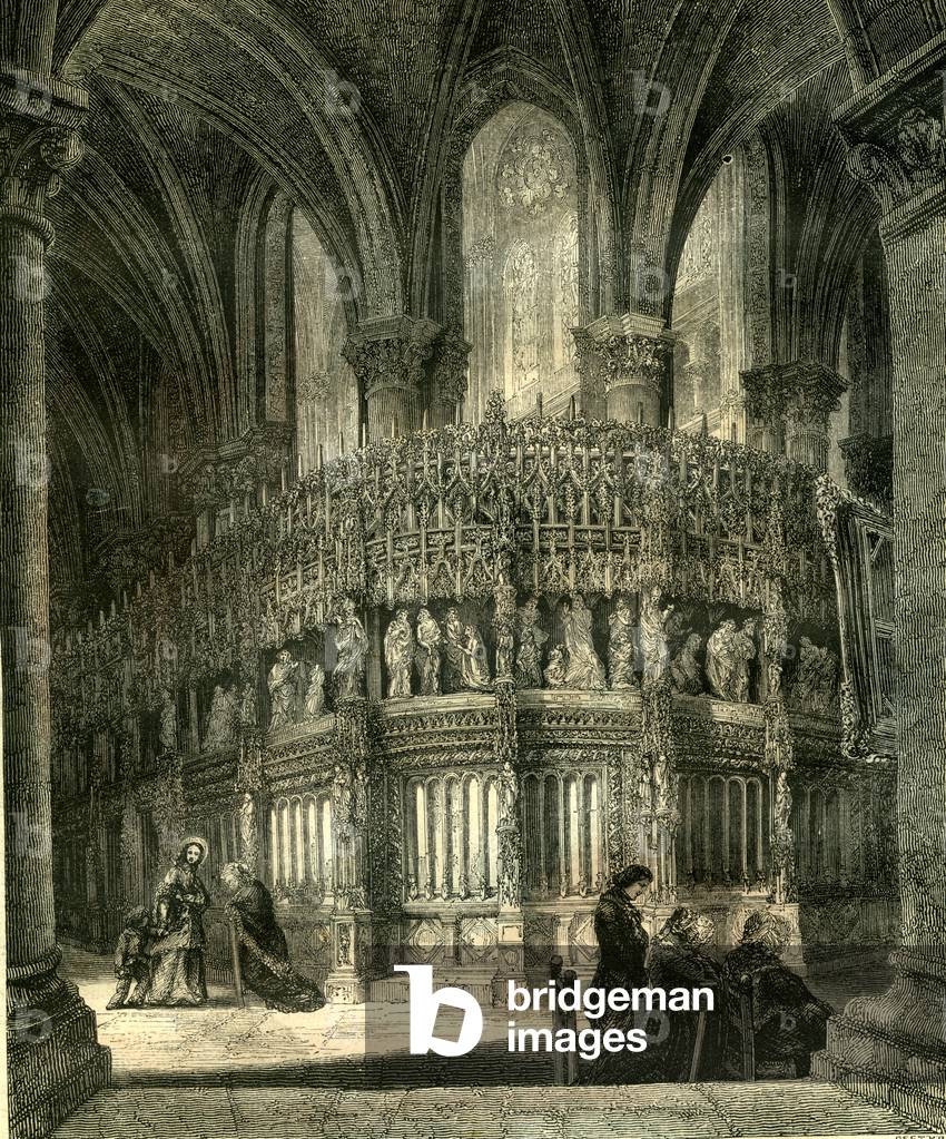Chartres Cathedral France 1851