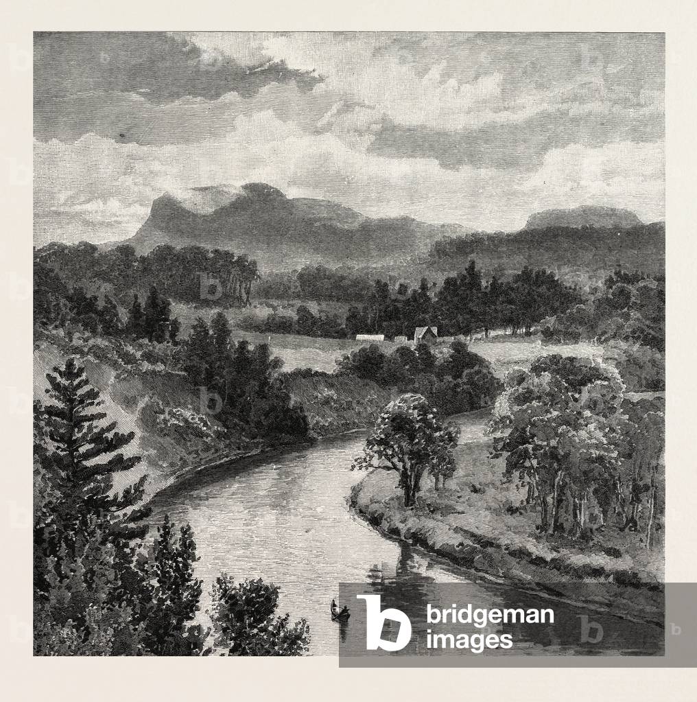 The Upper Lakes, Pointe De Meuron, Canada, Nineteenth Century Engraving